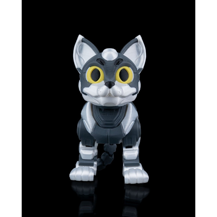 C-47 "Shadowprowler" – Chat Robot Articulé Figurine Décorative