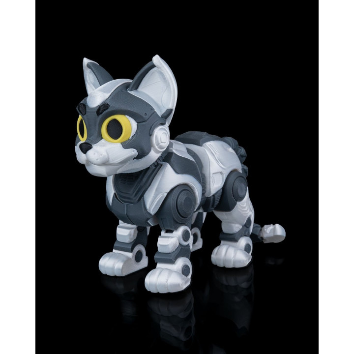C-47 "Shadowprowler" – Chat Robot Articulé Figurine Décorative