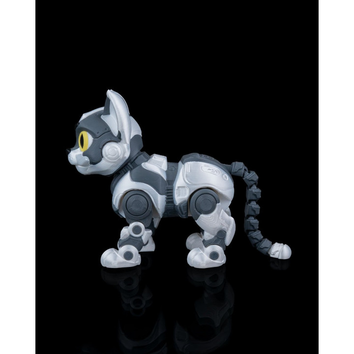 C-47 "Shadowprowler" – Chat Robot Articulé Figurine Décorative