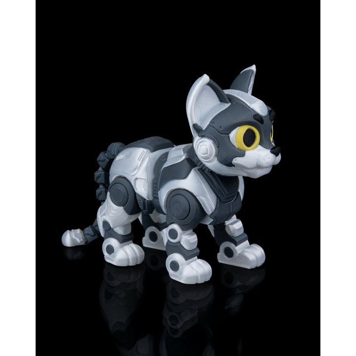 C-47 "Shadowprowler" – Chat Robot Articulé Figurine Décorative