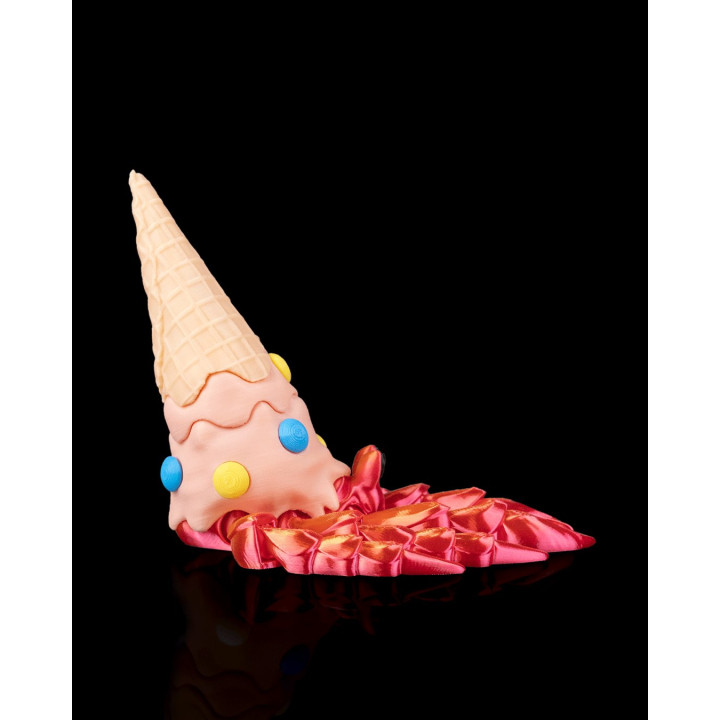 Crabe Ermite Cornet De Glace – Figurine Fantaisie Articulée