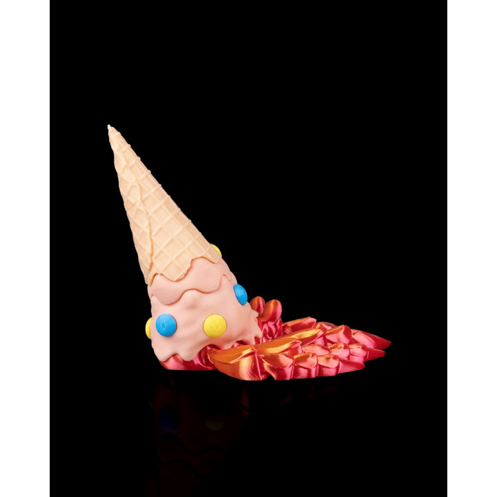 Crabe Ermite Cornet De Glace – Figurine Fantaisie Articulée