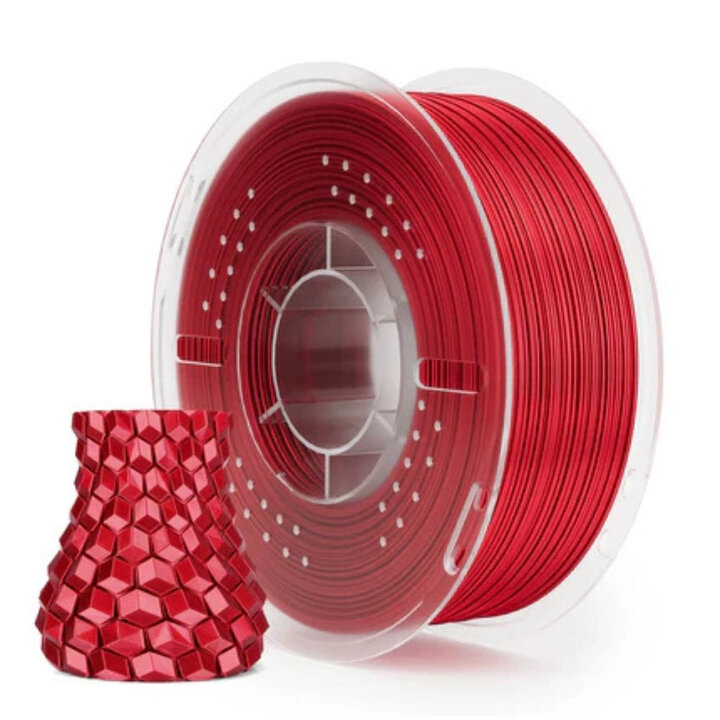 Elegoo - Silk PLA - Rouge Véritable - 1,75 mm - 1 kg | Maison Dra