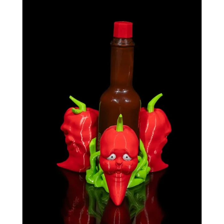 Porte-Bouteille Piments Diaboliques – Heat Range Sauce Holder