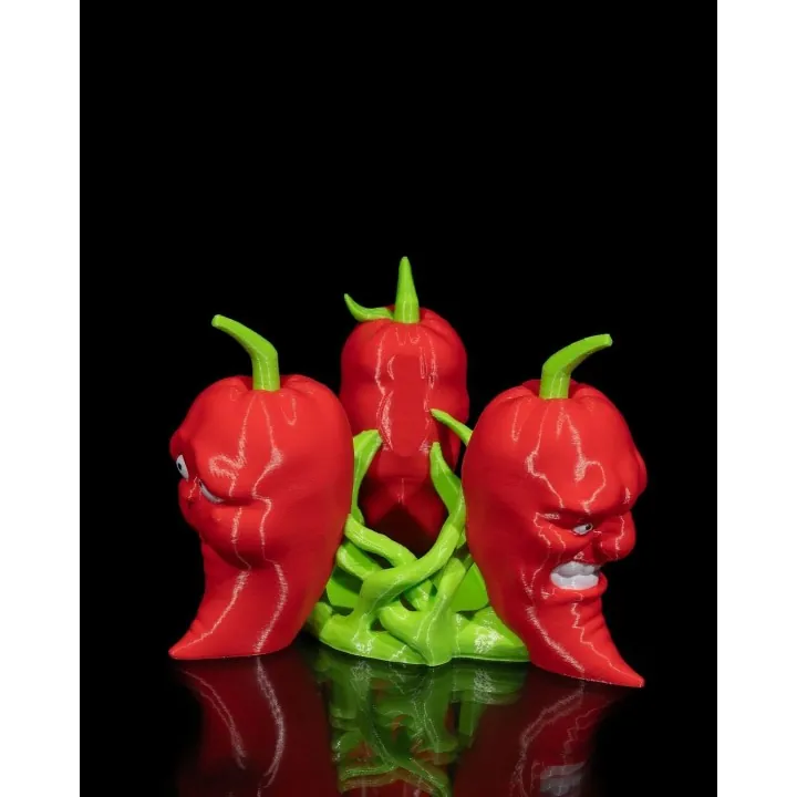 Porte-Bouteille Piments Diaboliques – Heat Range Sauce Holder