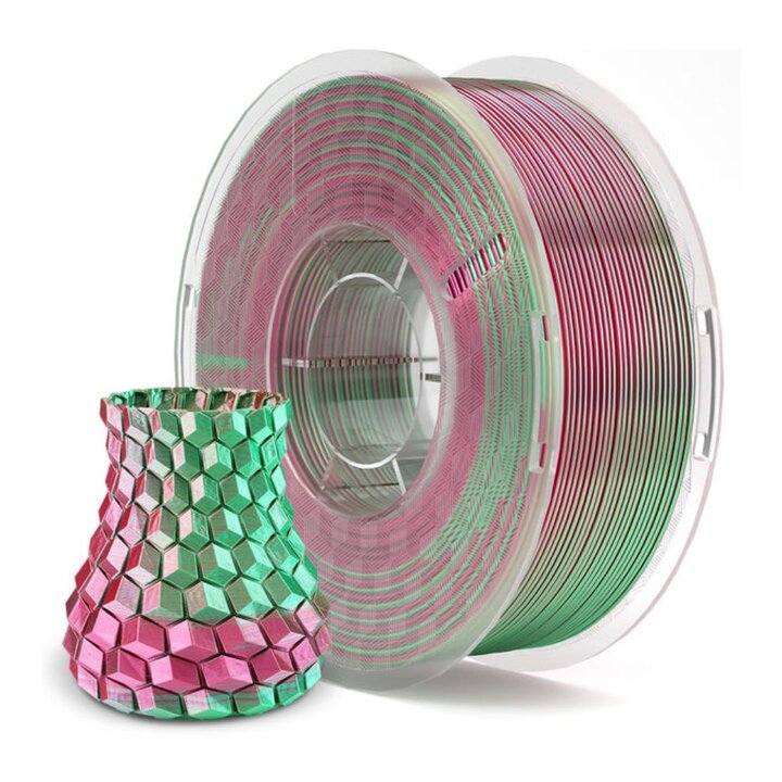 Elegoo - Silk PLA - Vert Rouge - 1,75 mm - 1 kg | Maison Drabiec