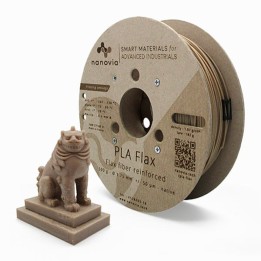 Nanovia - PLA FLAX Fibre de Lin - 1.75 mm - 500 g | Espace Maker