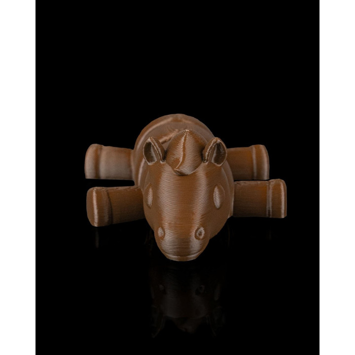 Cheval Allongé Articulé – Figurine Pause Hilarante Made In Occitanie