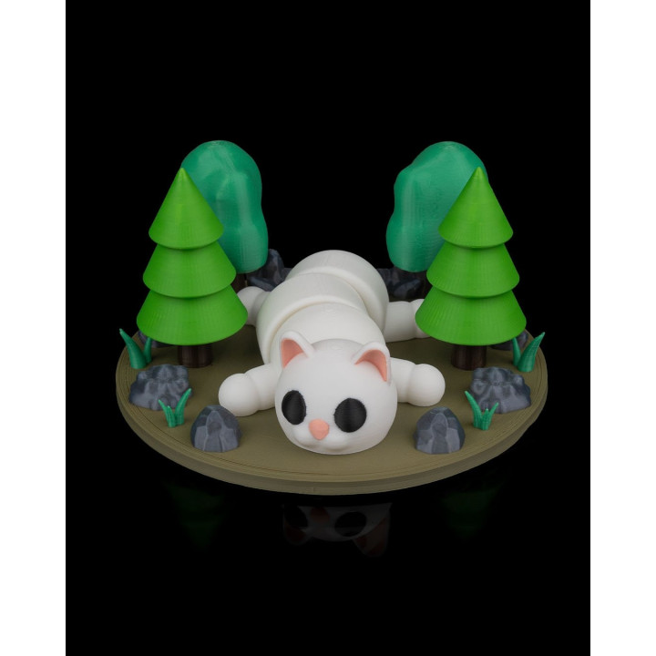 Lazy Cat – Figurine Chat Paresseux Articulé