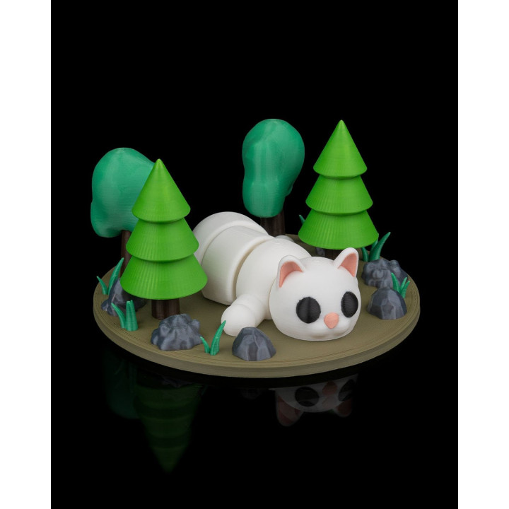 Lazy Cat – Figurine Chat Paresseux Articulé