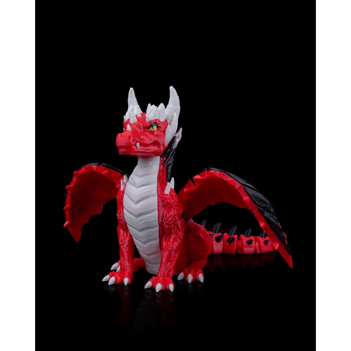 Blaze Wing – Dragon Animé Aux Ailes Battantes