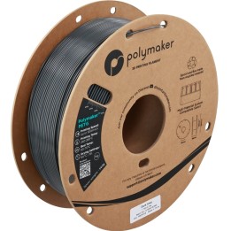 Polymaker - PETG - Gris Foncé (Dark Grey) - 1.75 mm - 1 kg | Espace Ma