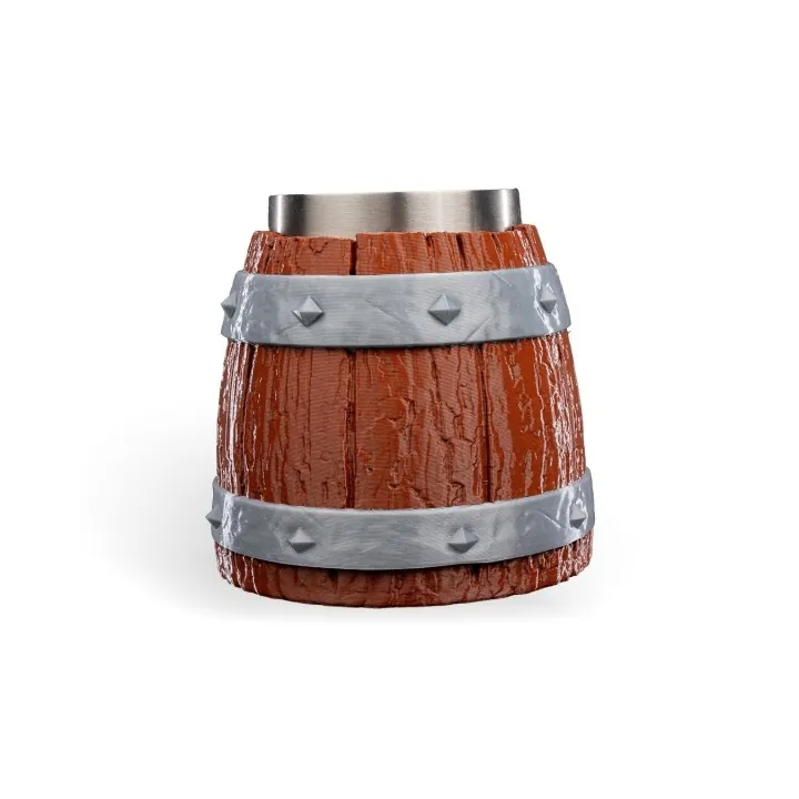 Chope De Taverne Médiévale – Tonneau Viking Façon Barrique