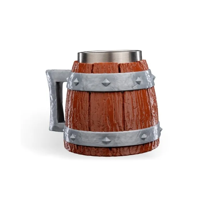 Chope De Taverne Médiévale – Tonneau Viking Façon Barrique