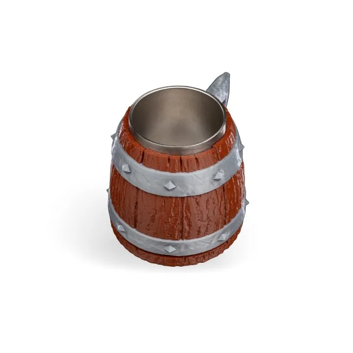 Chope De Taverne Médiévale – Tonneau Viking Façon Barrique