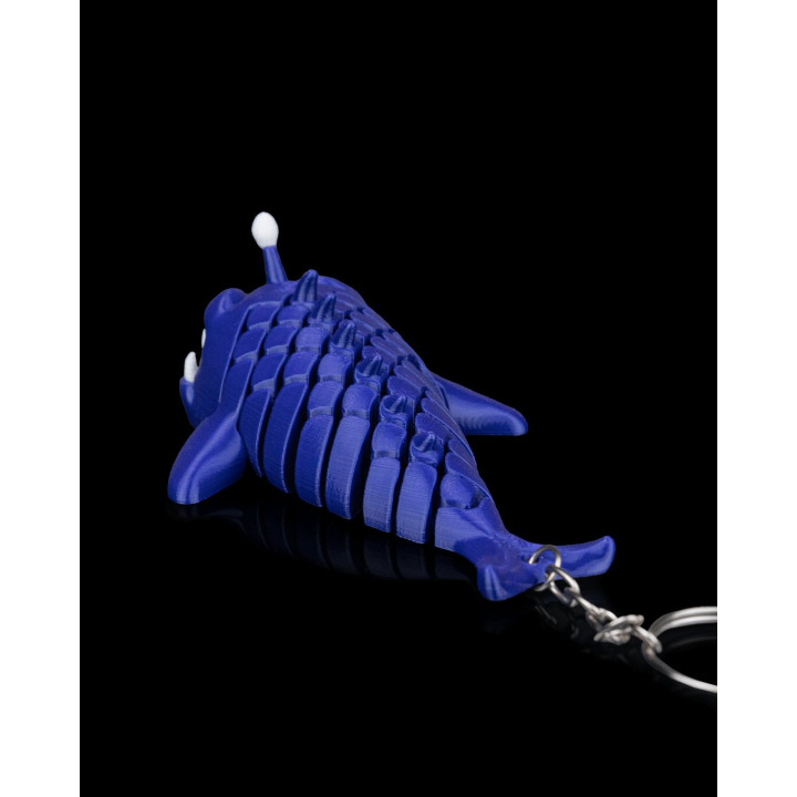 Mitch Le Poisson-Lanterne – Porte-Clés Articulé Made In Occitanie