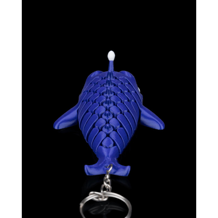 Mitch Le Poisson-Lanterne – Porte-Clés Articulé Made In Occitanie