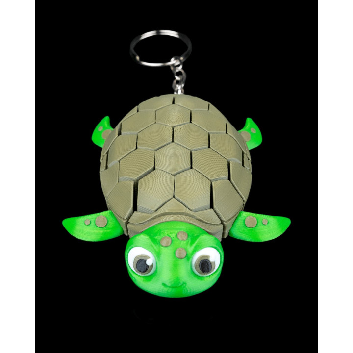 Myrtle La Tortue – Porte-Clés Articulé Kawaii
