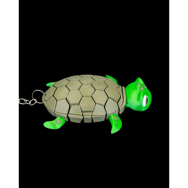 Myrtle La Tortue – Porte-Clés Articulé Kawaii