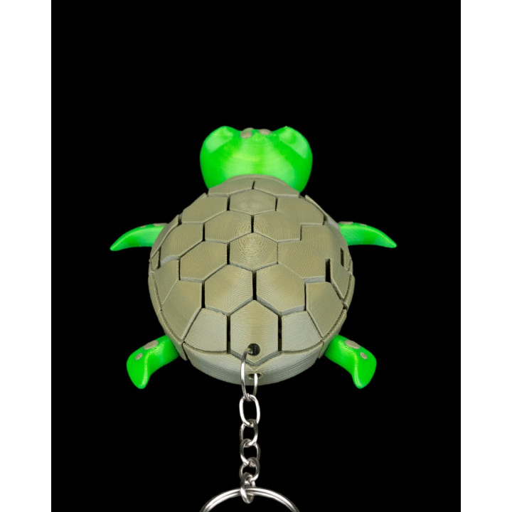 Myrtle La Tortue – Porte-Clés Articulé Kawaii