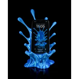 Support Téléphone Splash – Porte-Téléphone Vague Liquide
