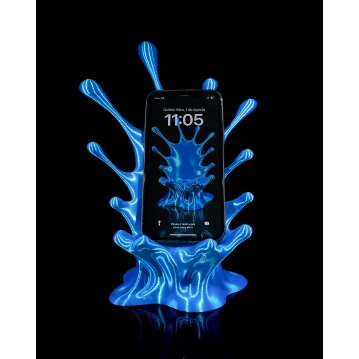 Support Téléphone Splash – Porte-Téléphone Vague Liquide