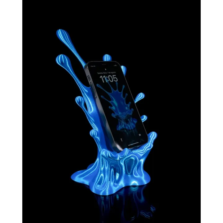 Support Téléphone Splash – Porte-Téléphone Vague Liquide