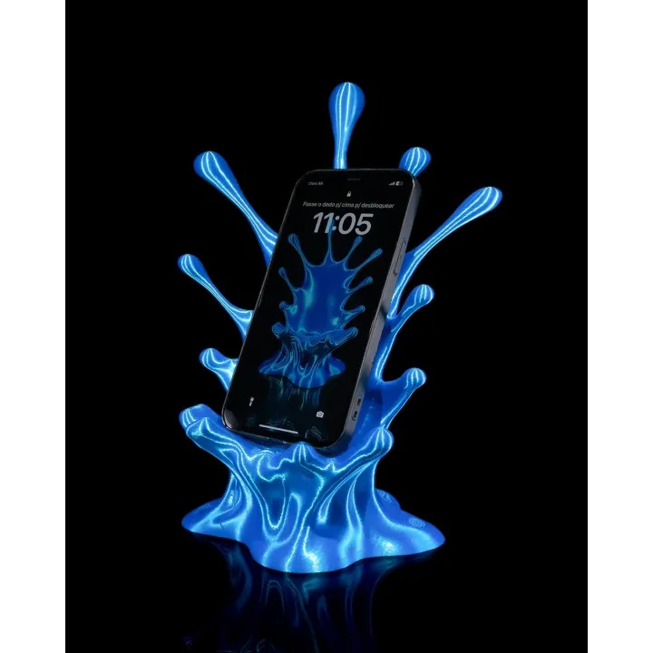 Support Téléphone Splash – Porte-Téléphone Vague Liquide