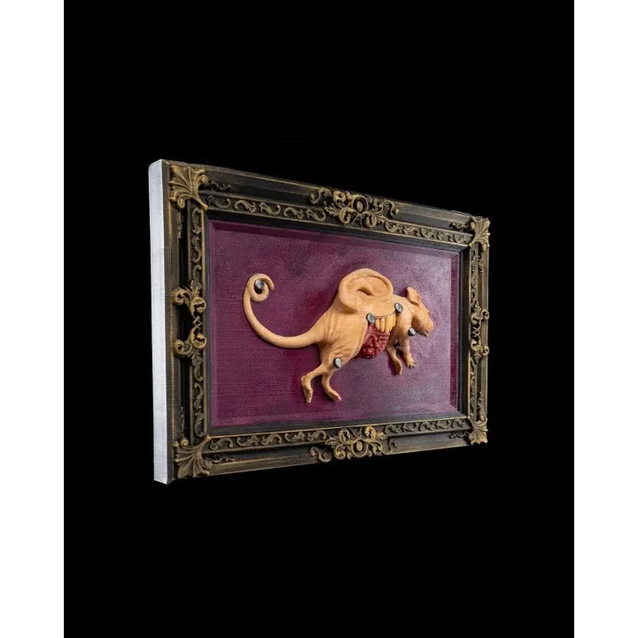Rat De Laboratoire Renégat – Tableau Sculpture Murale