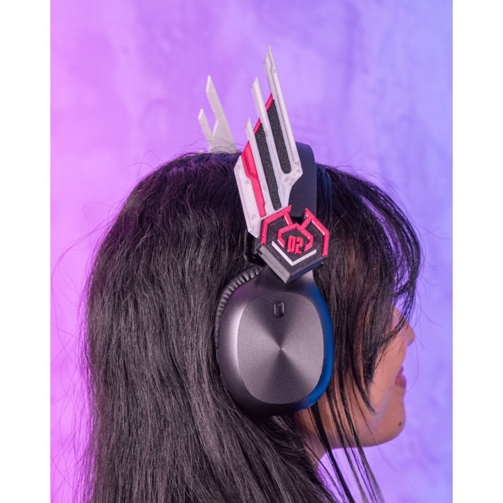 Angel 002 – Ornements Cyberpunk Pour Casque Audio