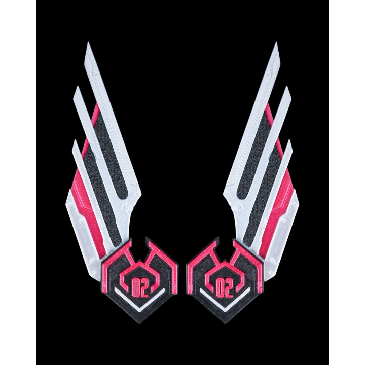 Angel 002 – Ornements Cyberpunk Pour Casque Audio