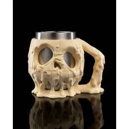 Mug Tête De Mort Fondante – Chope Crâne Avec Insert Inox