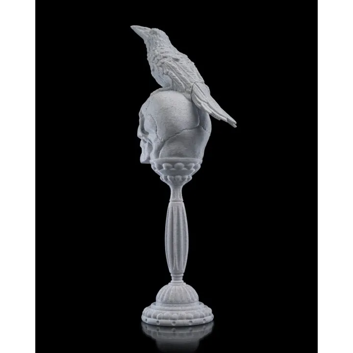 Bougeoir Crâne Gothique LED – Made in Occitanie