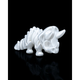 Triceratops Flexi Fossile – Dinosaure Articulé Nacré
