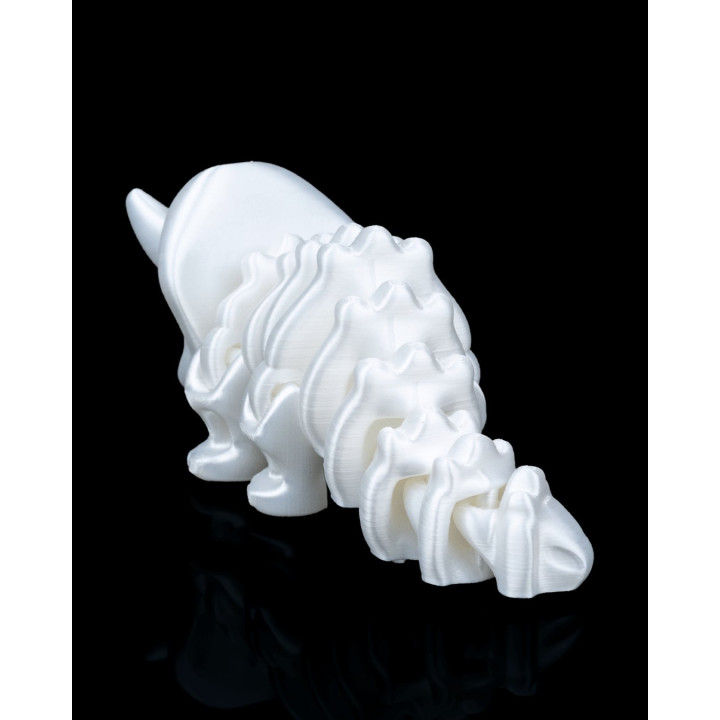 Triceratops Flexi Fossile – Dinosaure Articulé Nacré