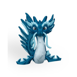 Abyssos Le Léviathan Des Profondeurs – Figurine Dragon Aquatique