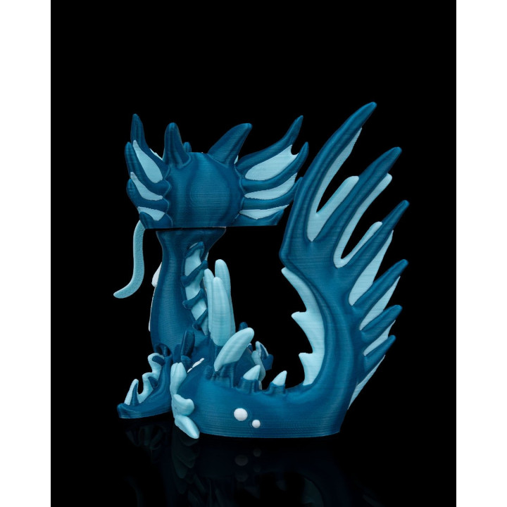 Abyssos Le Léviathan Des Profondeurs – Figurine Dragon Aquatique