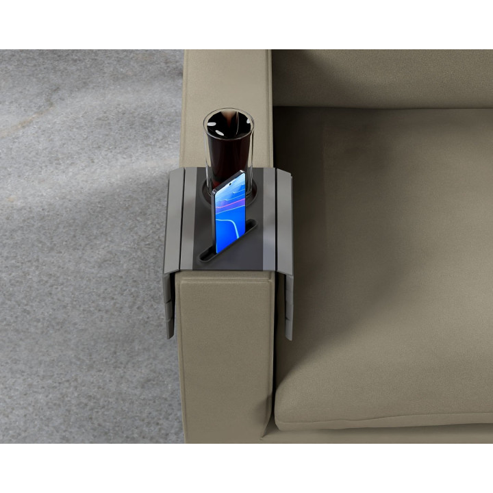Plateau D'Accoudoir De Canapé – Porte-Boisson & Smartphone Intégré