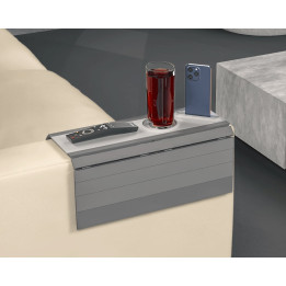 Plateau Accoudoir Canapé – Porte-Verre, Téléphone & Télécommande