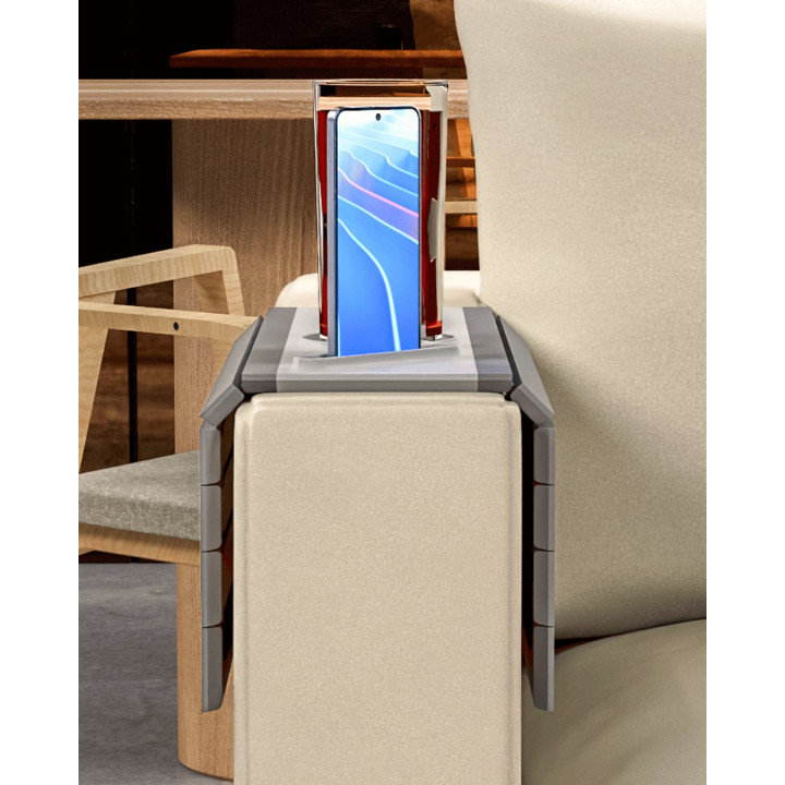 Plateau Accoudoir Canapé – Porte-Verre, Téléphone & Télécommande