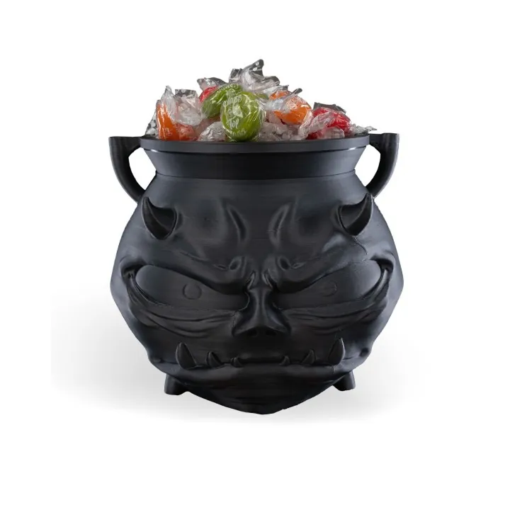 Chaudron Démon Halloween – Bol à Bonbons 3D