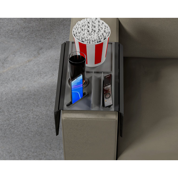 Couchbuster – Plateau Accoudoir Canapé Multifonction