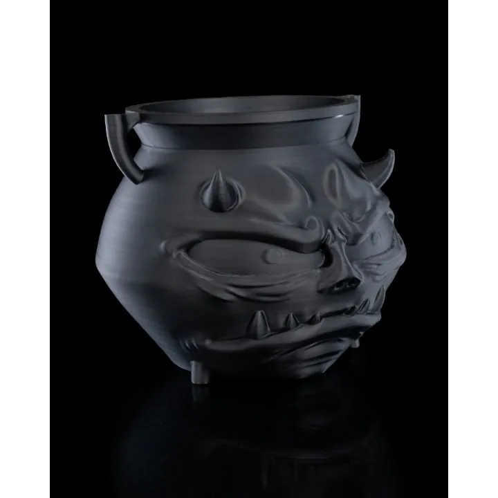 Chaudron Démon Halloween – Bol à Bonbons 3D