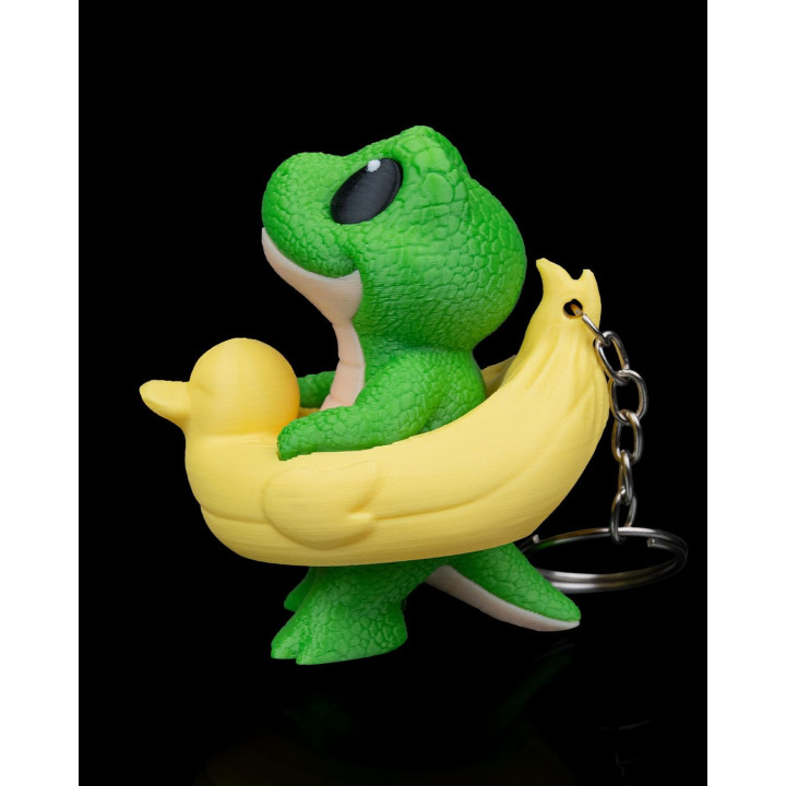 Float-Rex – Porte-Clés Dinosaure Bouée Canard