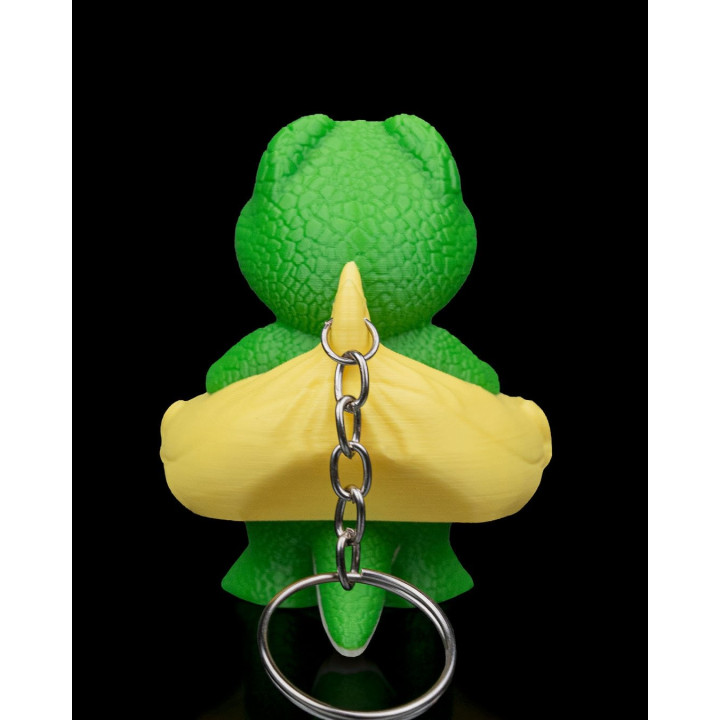 Float-Rex – Porte-Clés Dinosaure Bouée Canard