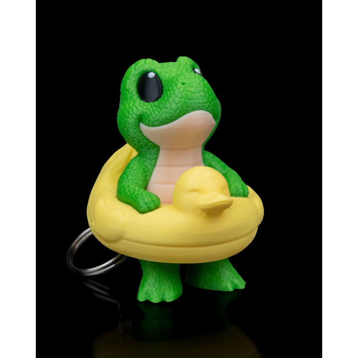 Float-Rex – Porte-Clés Dinosaure Bouée Canard