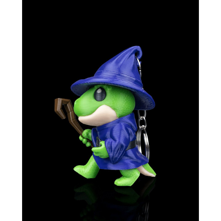 Porte-Clés Grenouille Sorcière – Figurine Magicienne Kawaii