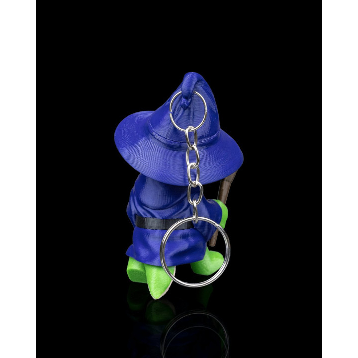 Porte-Clés Grenouille Sorcière – Figurine Magicienne Kawaii