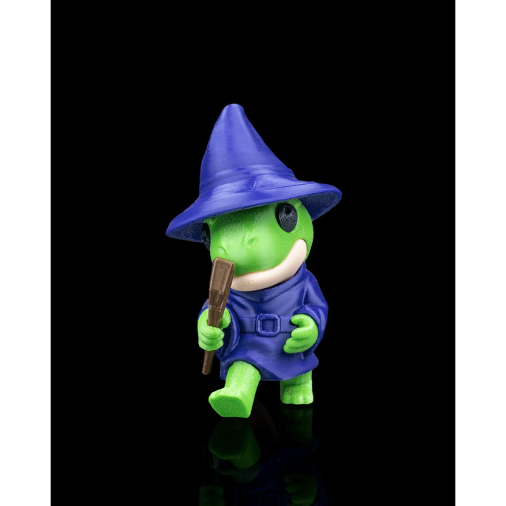 Porte-Clés Grenouille Sorcière – Figurine Magicienne Kawaii