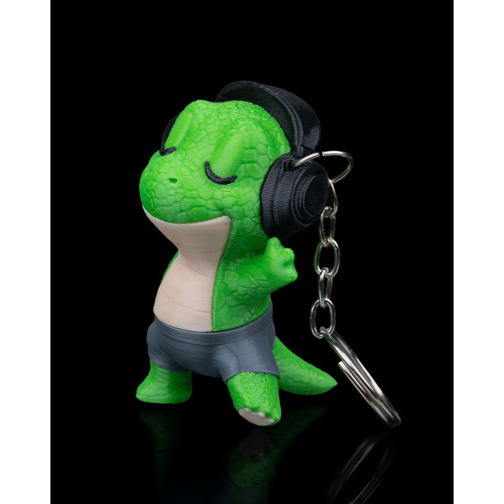 Porte-Clés Dinosaure Rockeur – Rock 'N' Rawr